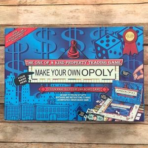 NEW Make Your Own Opoly, MONOPOLY Family Board Game | For Ages  8+. 2-6 …